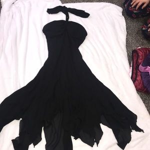 Alyn Paige Dresses - Flowy black dress that ties around neck Alyn Paige Dresses - Flowy black dress that ties around neck